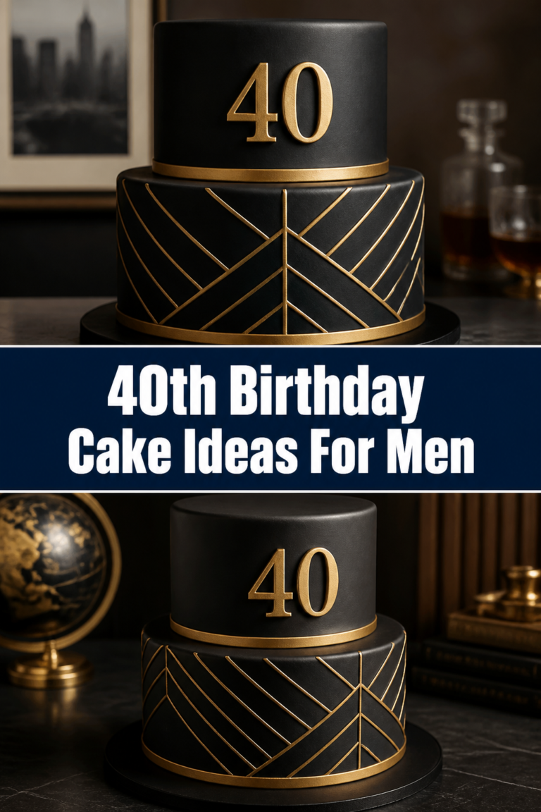 🎂 40th Birthday Cake Ideas For Men