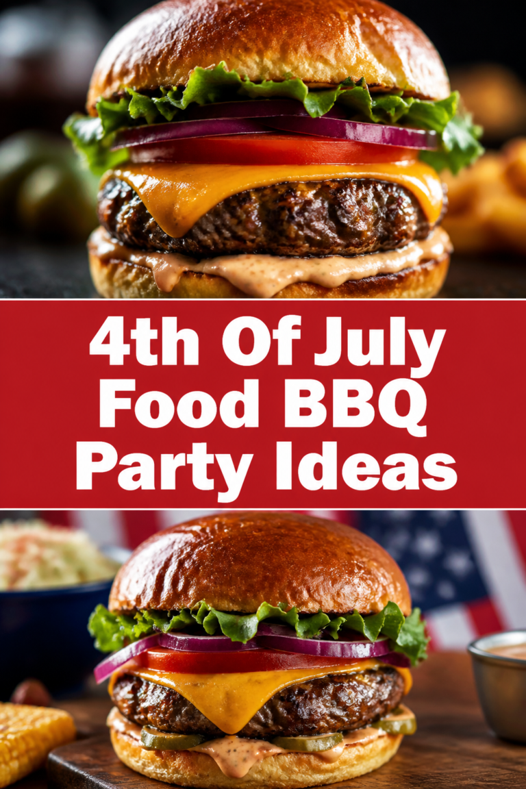 🎆 4th Of July Food BBQ Party Ideas
