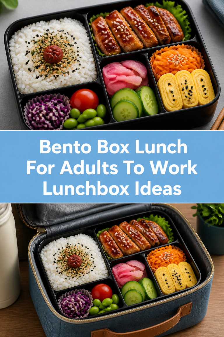 🍱 17 Bento Box Lunch For Adults To Work Lunchbox Ideas