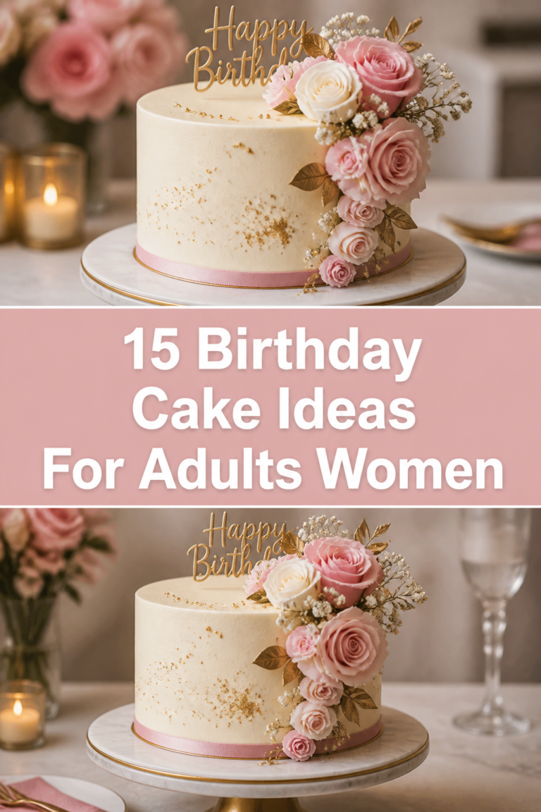 🎂 15 Birthday Cake Ideas For Adults Women