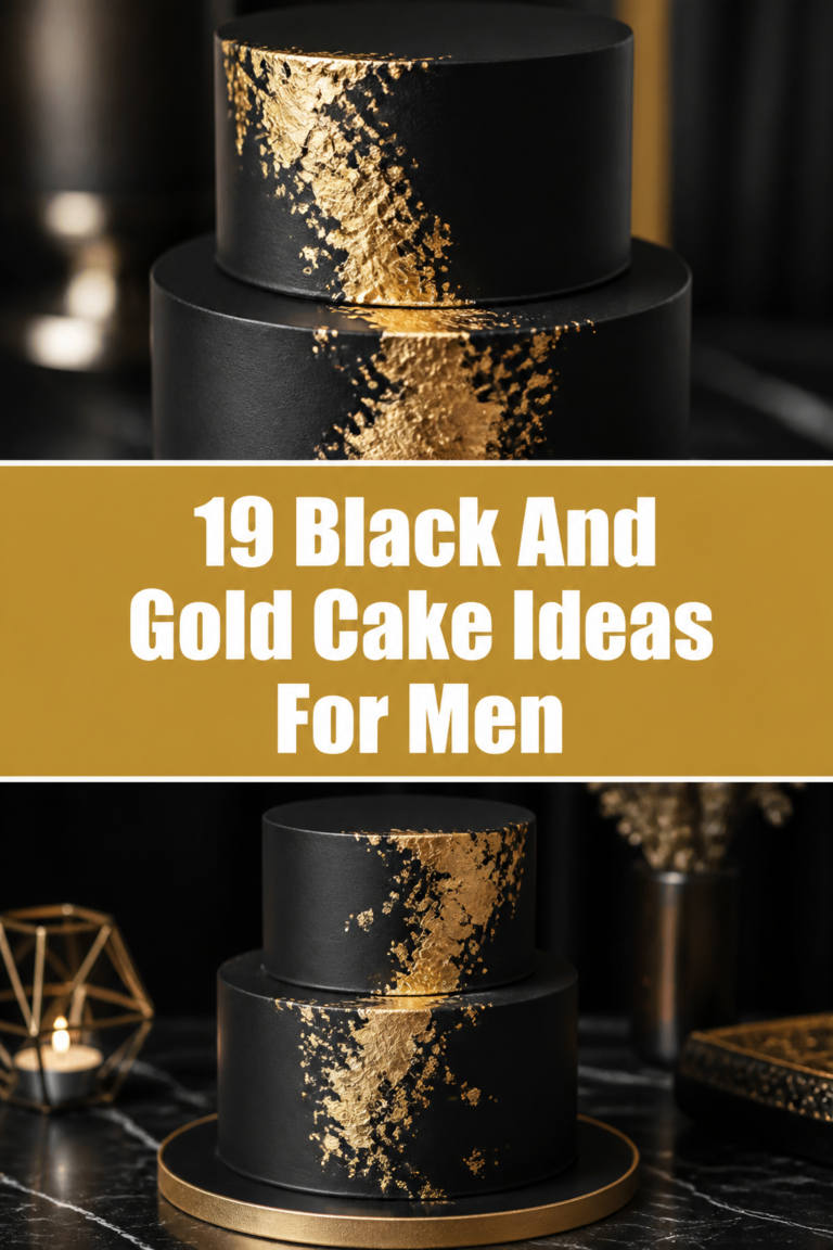 🍰 19 Black And Gold Cake Ideas For Men