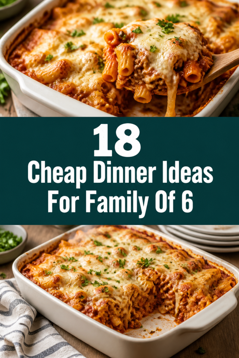 🍲 18 Cheap Dinner Ideas For Family Of 6