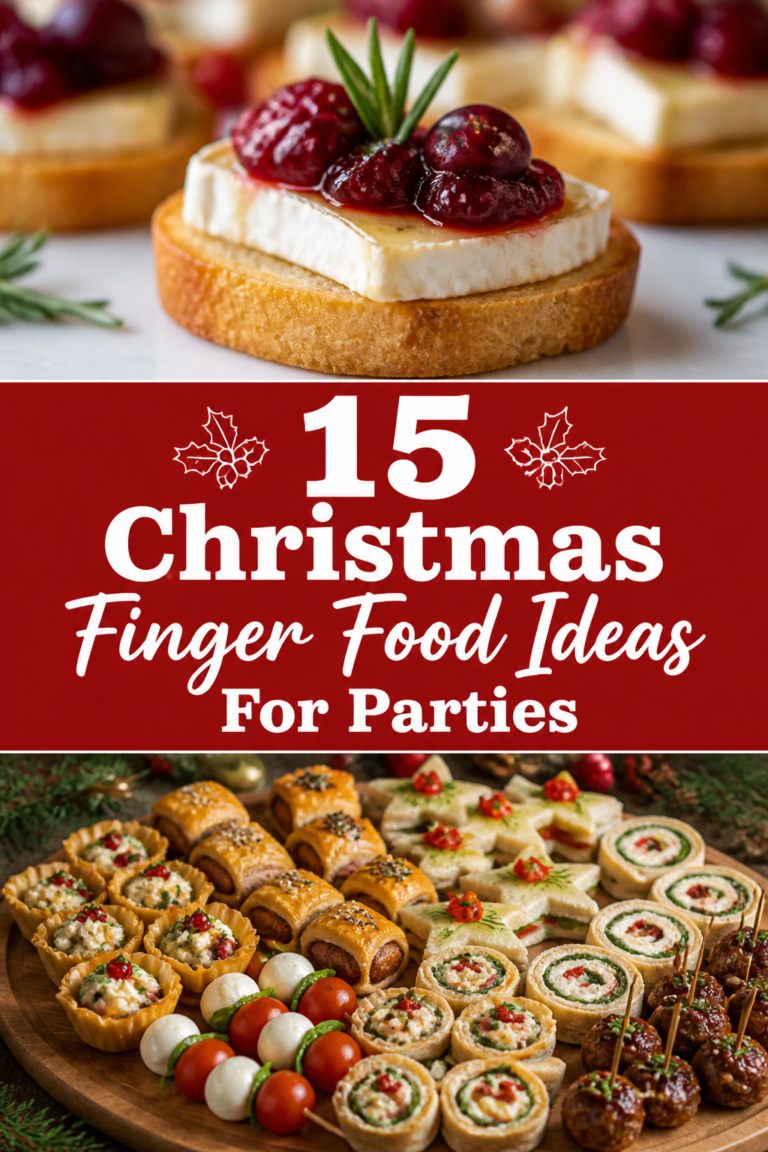 🌟 15 Christmas Finger Food Ideas For Parties