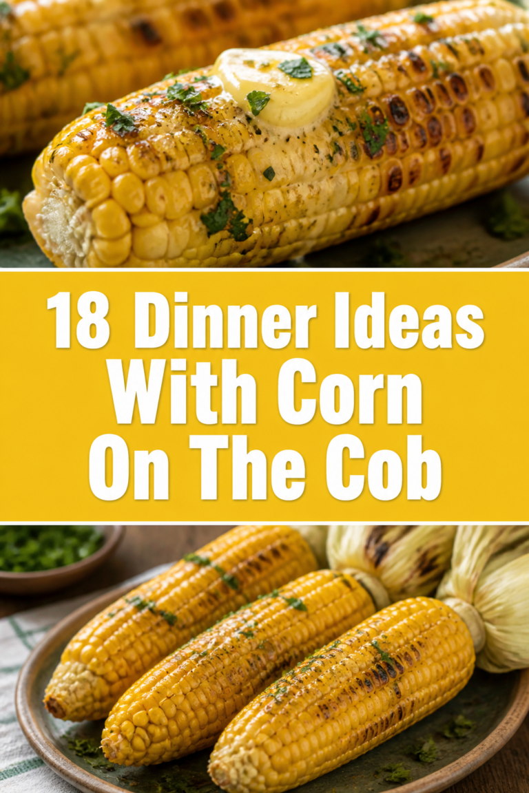 🌽 18 Dinner Ideas With Corn On The Cob