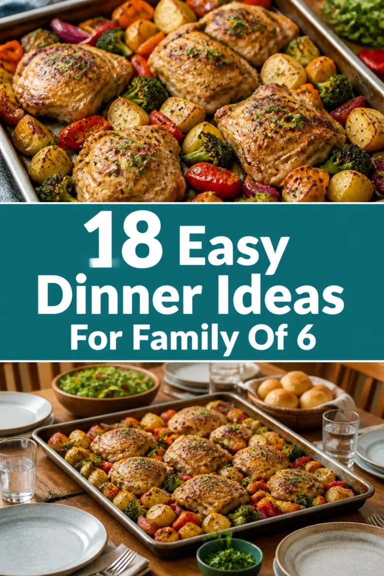 🍲 18 Easy Dinner Ideas For Family Of 6