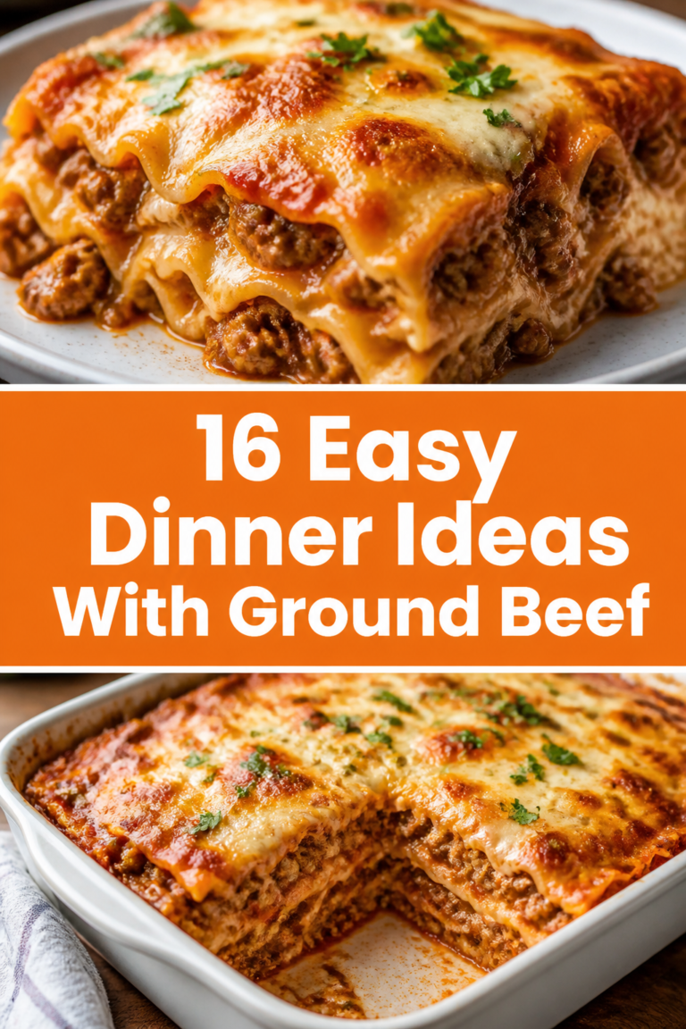 🍲 16 Easy Dinner Ideas With Ground Beef
