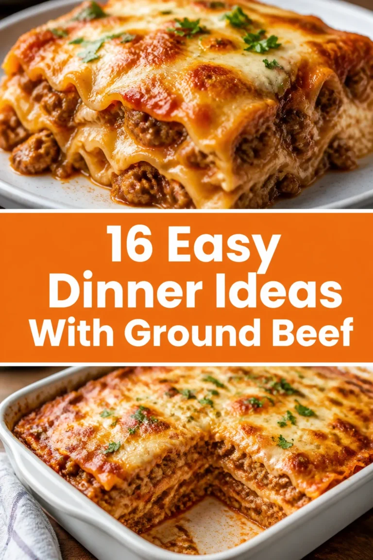 🍲 16 Easy Dinner Ideas With Ground Beef