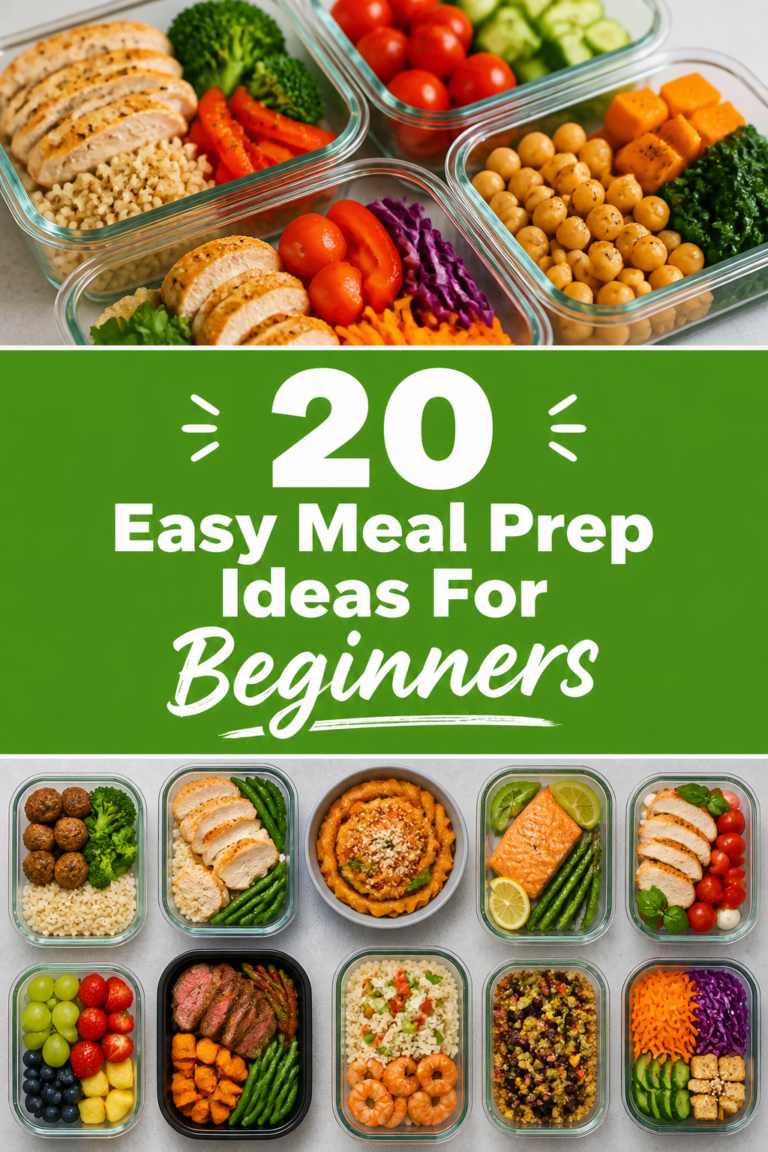 🍳 20 Easy Meal Prep Ideas For Beginners
