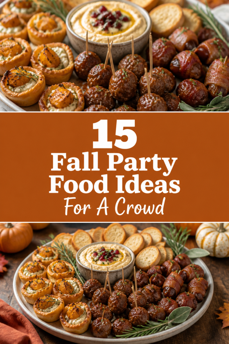 🍂 15 Fall Party Food Ideas For A Crowd