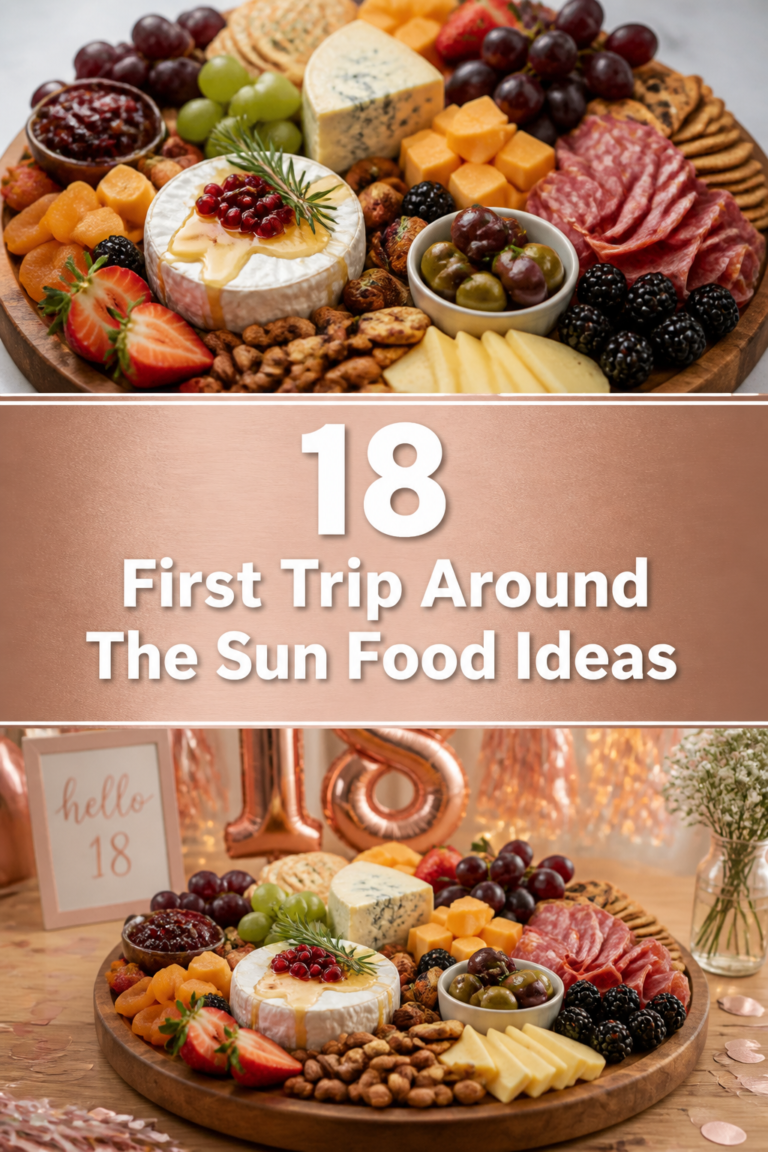 ☀️ 18 First Trip Around The Sun Food Ideas