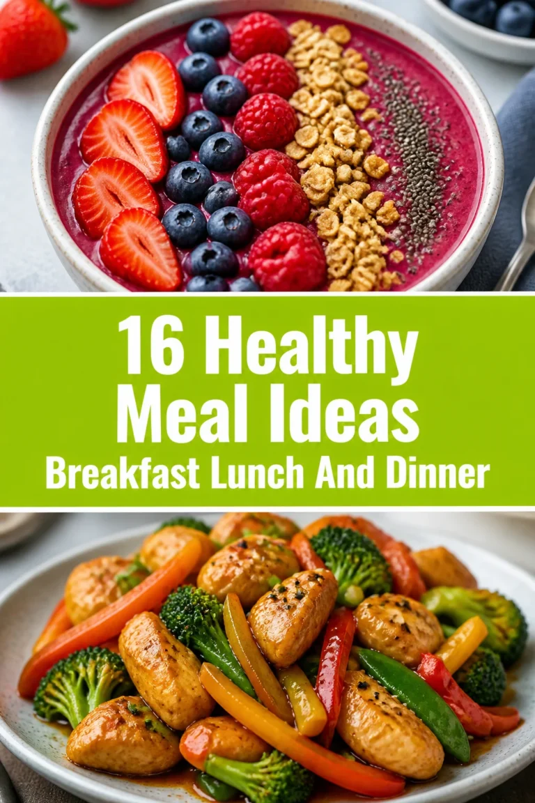 🥦 16 Healthy Meal Ideas Breakfast Lunch And Dinner