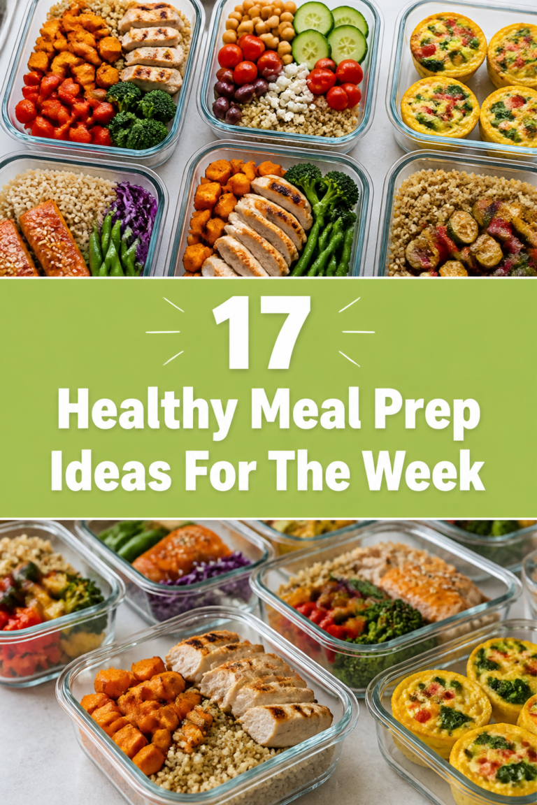 🥚 17 Healthy Meal Prep Ideas For The Week