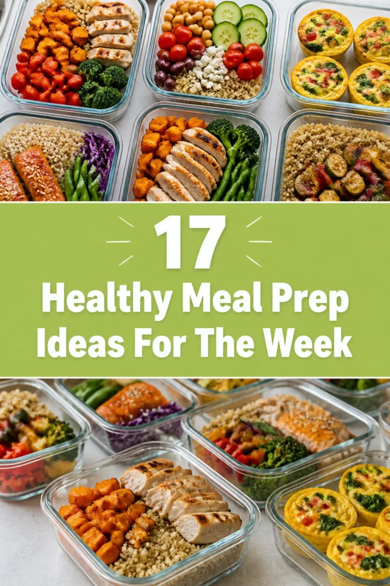 🥚 17 Healthy Meal Prep Ideas For The Week
