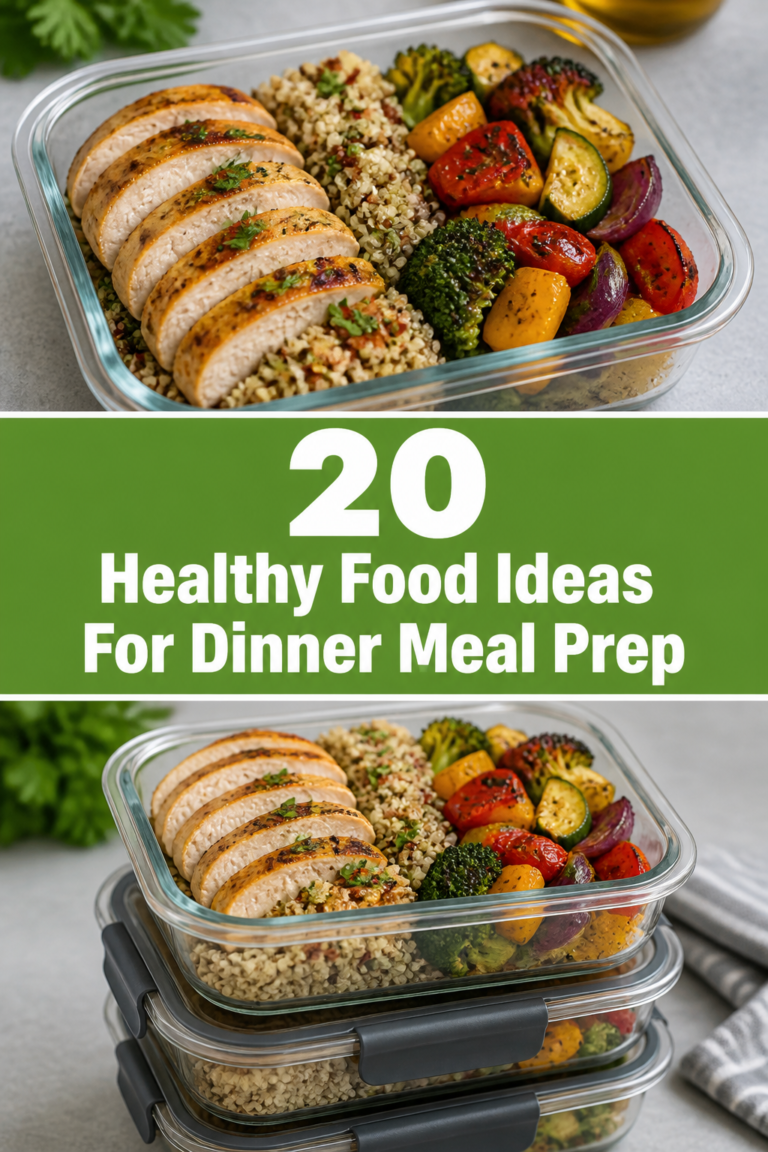 🍱 20 Healthy Food Ideas For Dinner Meal Prep