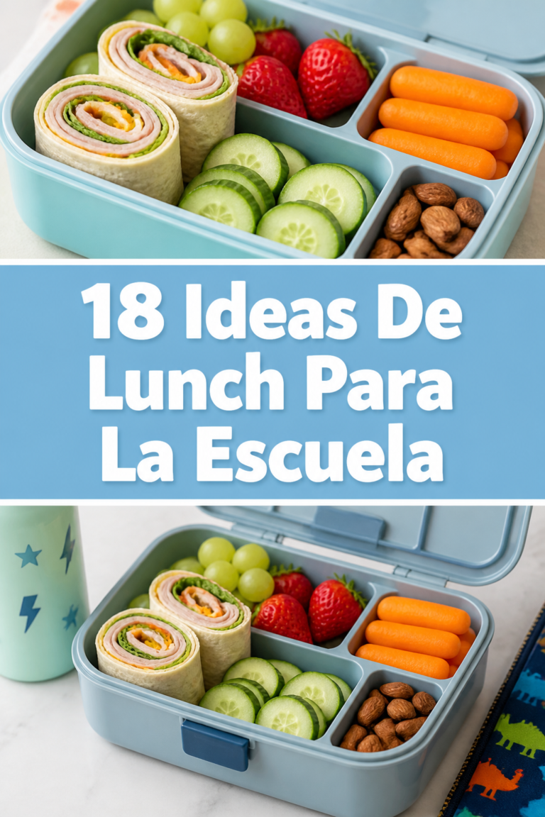 🥪 18 Ideas De Lunch Para La Escuela