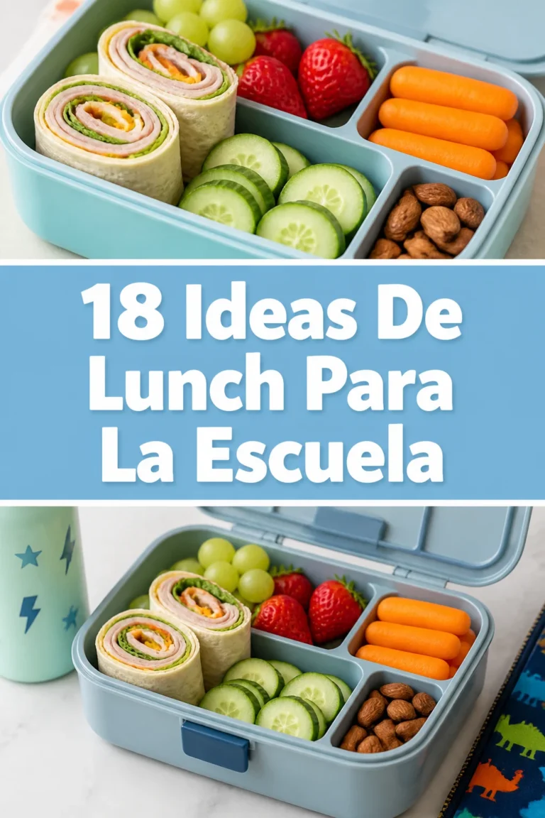 🥪 18 Ideas De Lunch Para La Escuela