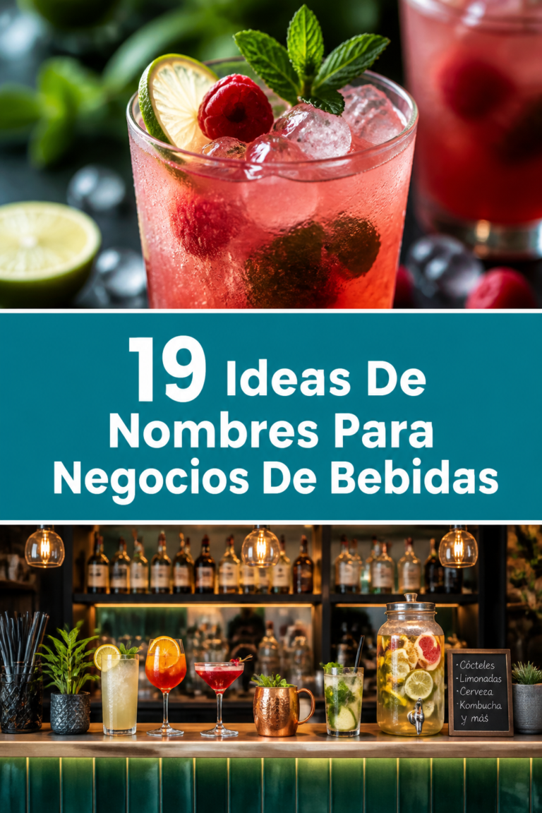 🍹 19 Ideas De Nombres Para Negocios De Bebidas
