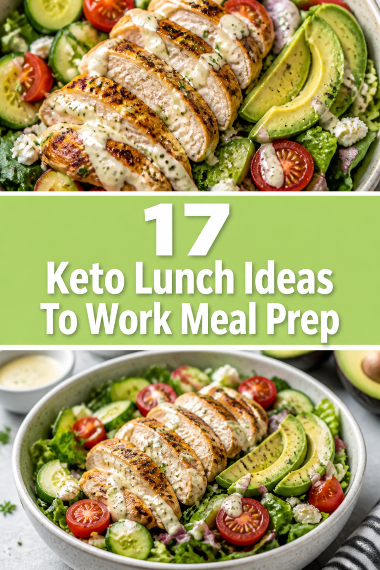 🍽️ 17 Keto Lunch Ideas To Work Meal Prep