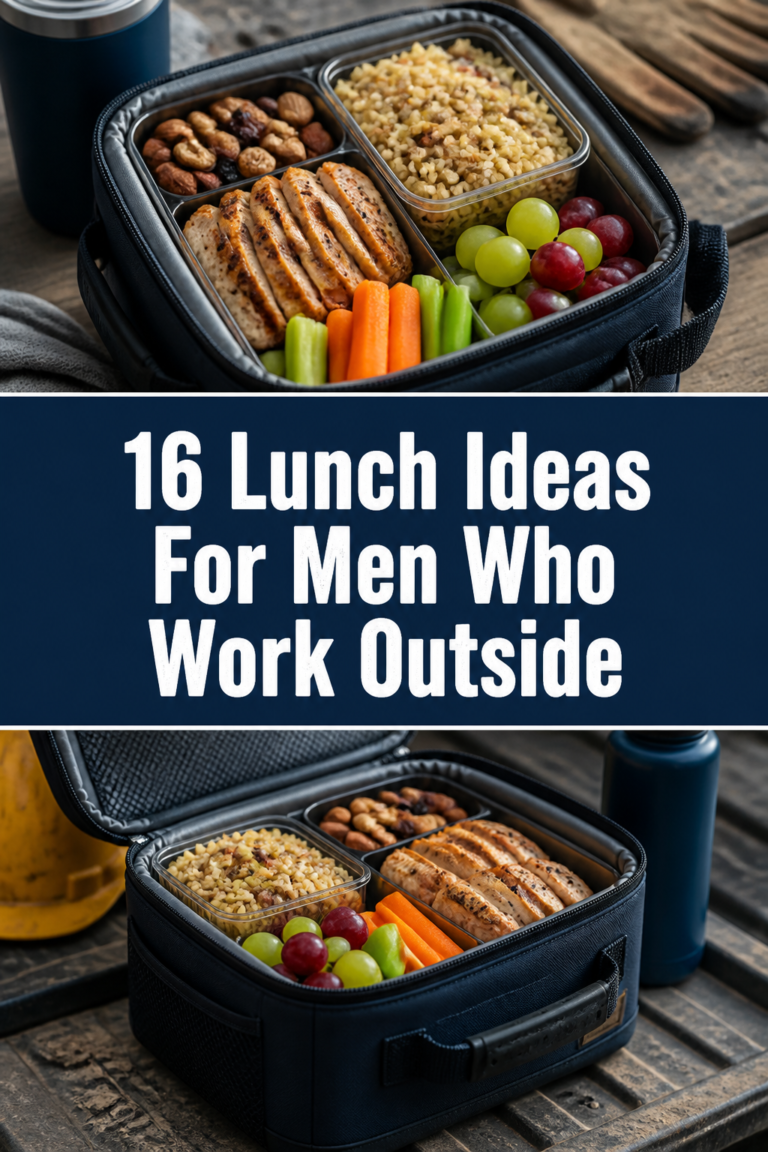 👷 16 Lunch Ideas For Men Who Work Outside