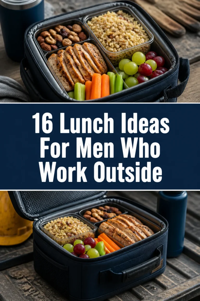 👷 16 Lunch Ideas For Men Who Work Outside