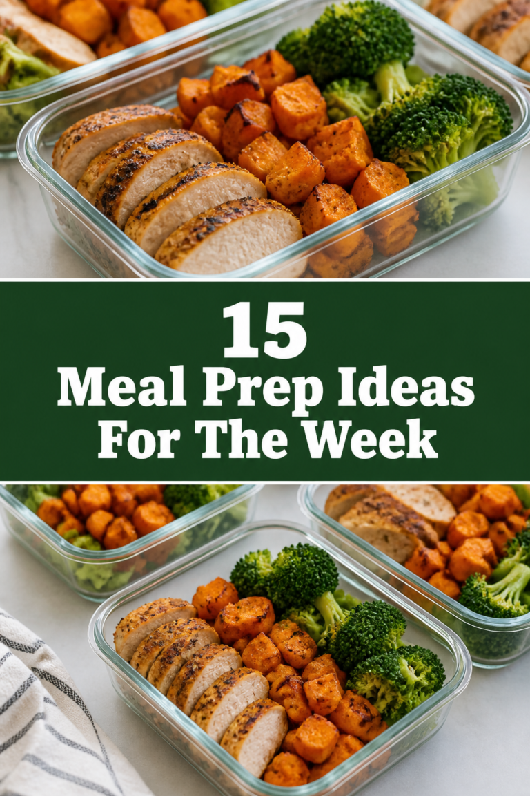 🍱 15 Meal Prep Ideas For The Week