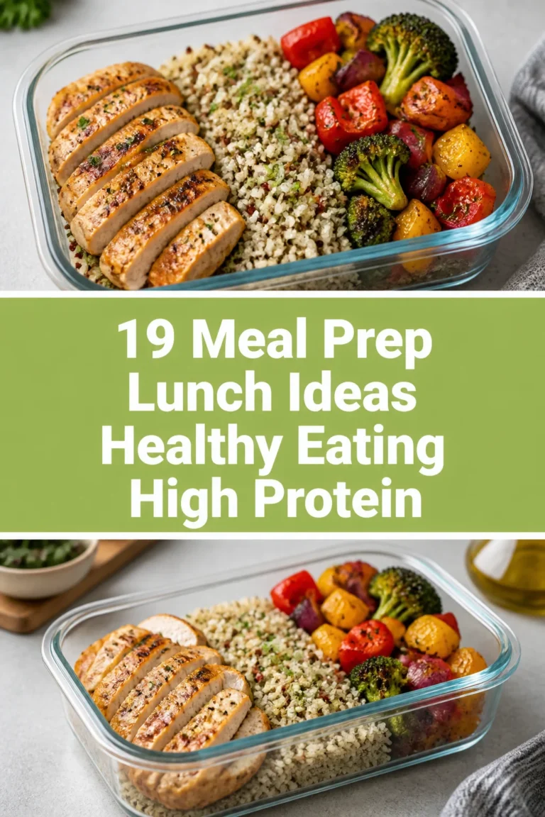 🥗 19 Meal Prep Lunch Ideas Healthy Eating High Protein