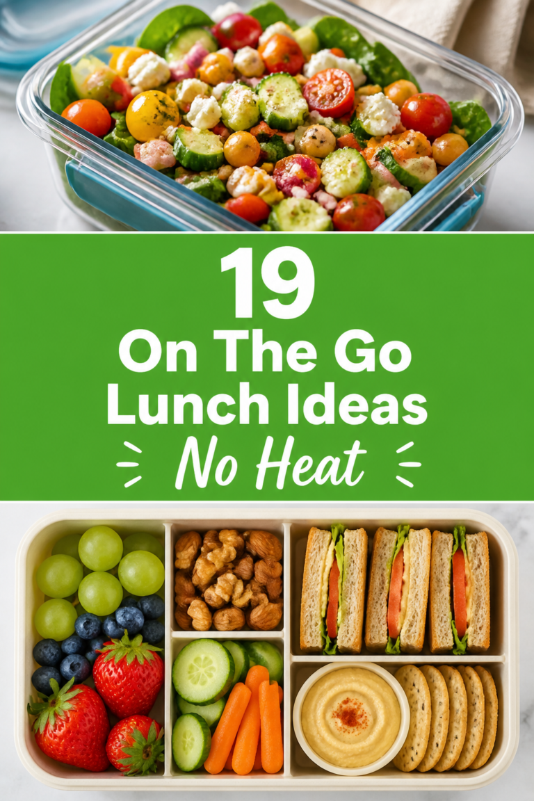 🥪 19 On The Go Lunch Ideas No Heat