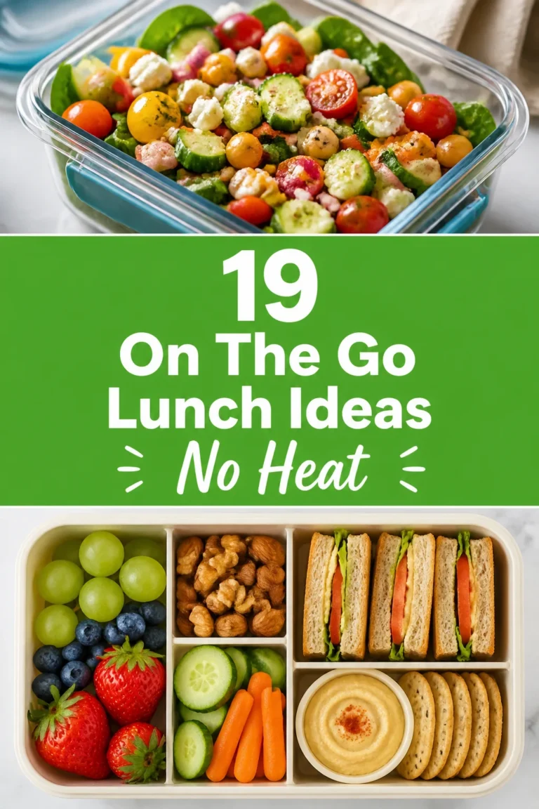 🥪 19 On The Go Lunch Ideas No Heat