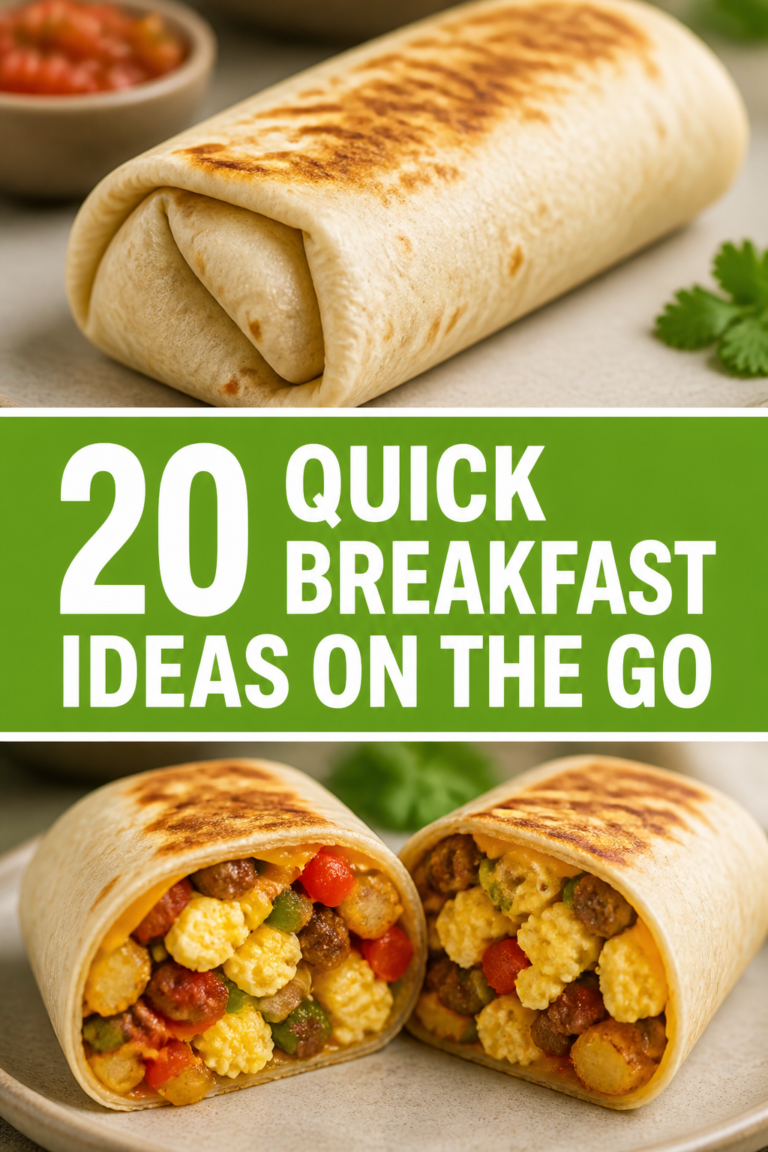 ☕️ 20 Quick Breakfast Ideas On The Go