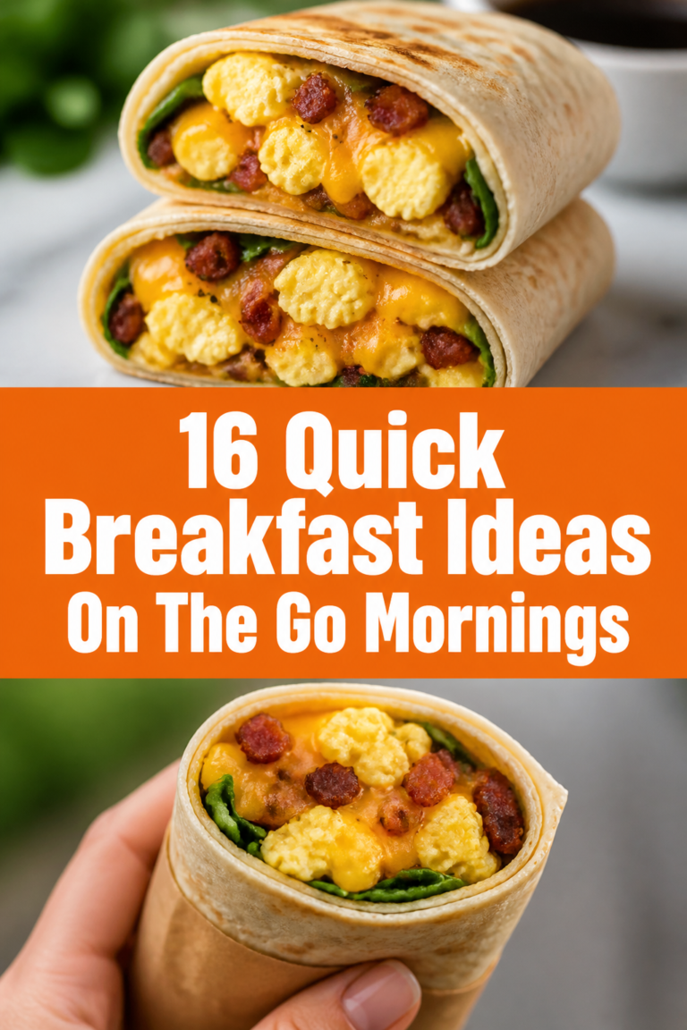 🥐 16 Quick Breakfast Ideas On The Go Mornings