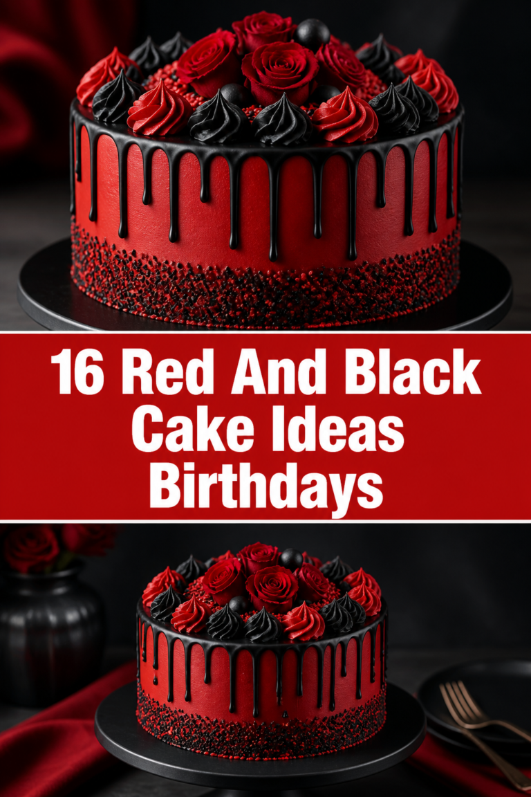 🎂 16 Red And Black Cake Ideas Birthdays