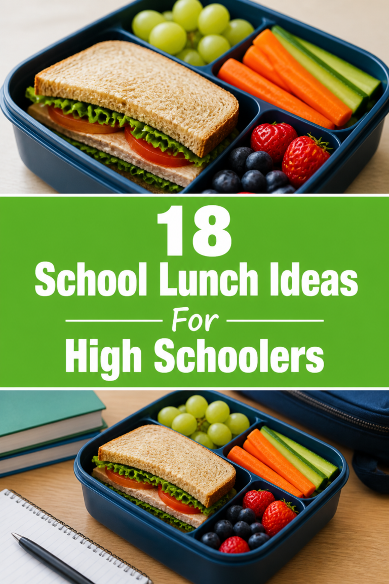 🍽 18 School Lunch Ideas For High Schoolers
