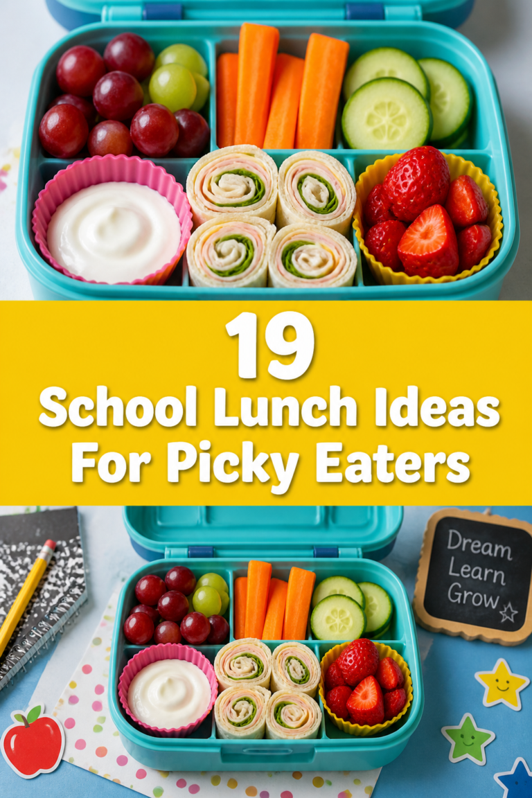 🍎 19 School Lunch Ideas For Picky Eaters