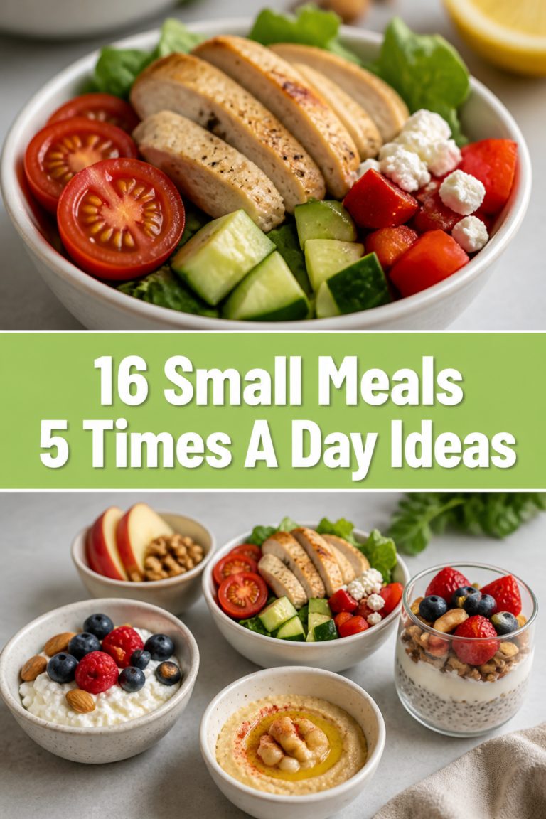 ✨ 16 Small Meals 5 Times A Day Ideas