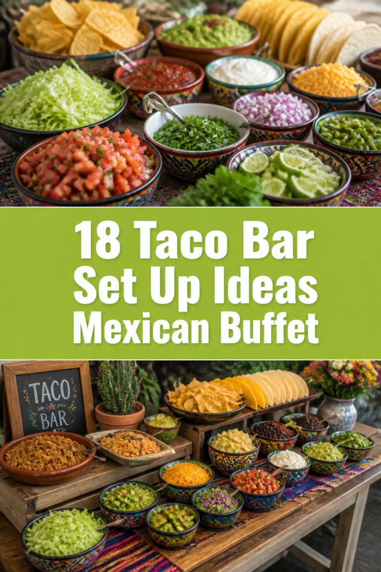 🌮 18 Taco Bar Set Up Ideas Mexican Buffet