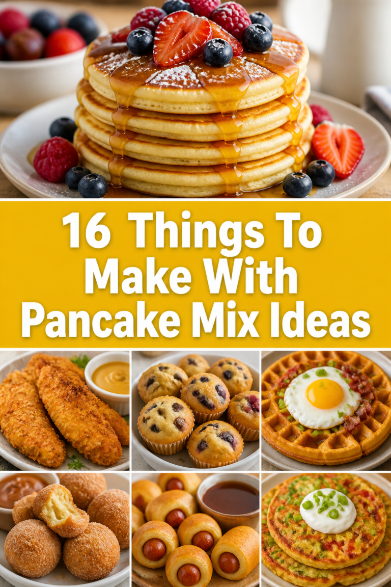 🥞 16 Things To Make With Pancake Mix Ideas