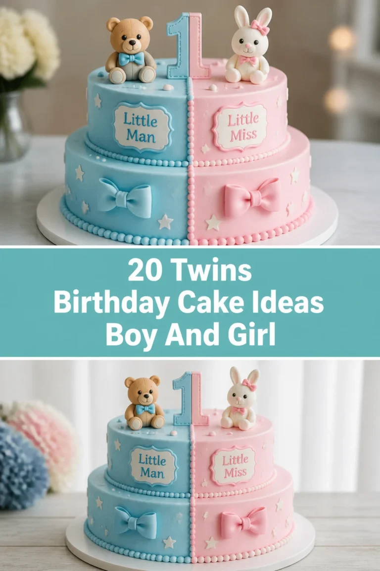 🎂 20 Twins Birthday Cake Ideas Boy And Girl