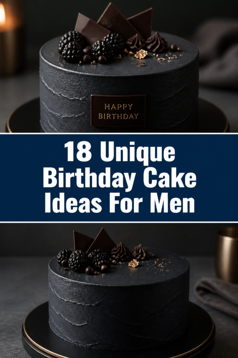 🎂 18 Unique Birthday Cake Ideas For Men