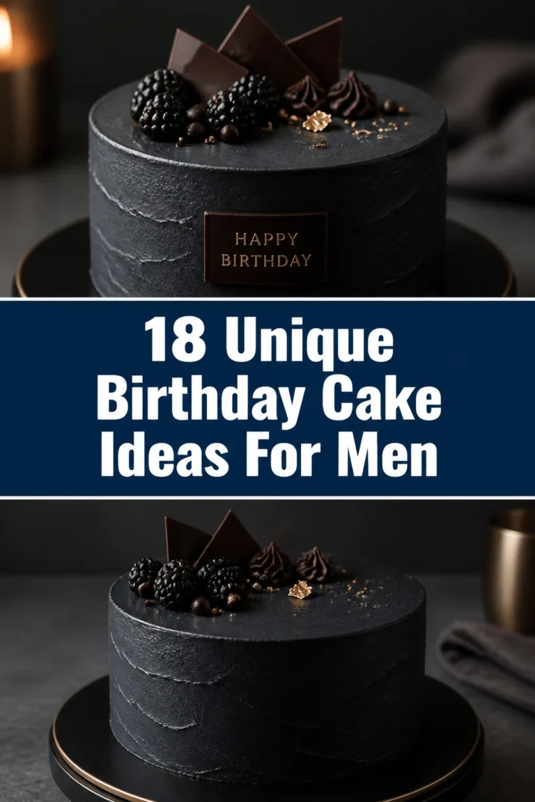 🎂 18 Unique Birthday Cake Ideas For Men