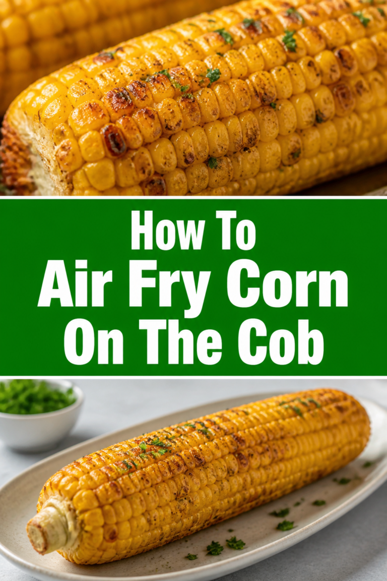 🌽 How To Air Fry Corn On The Cob