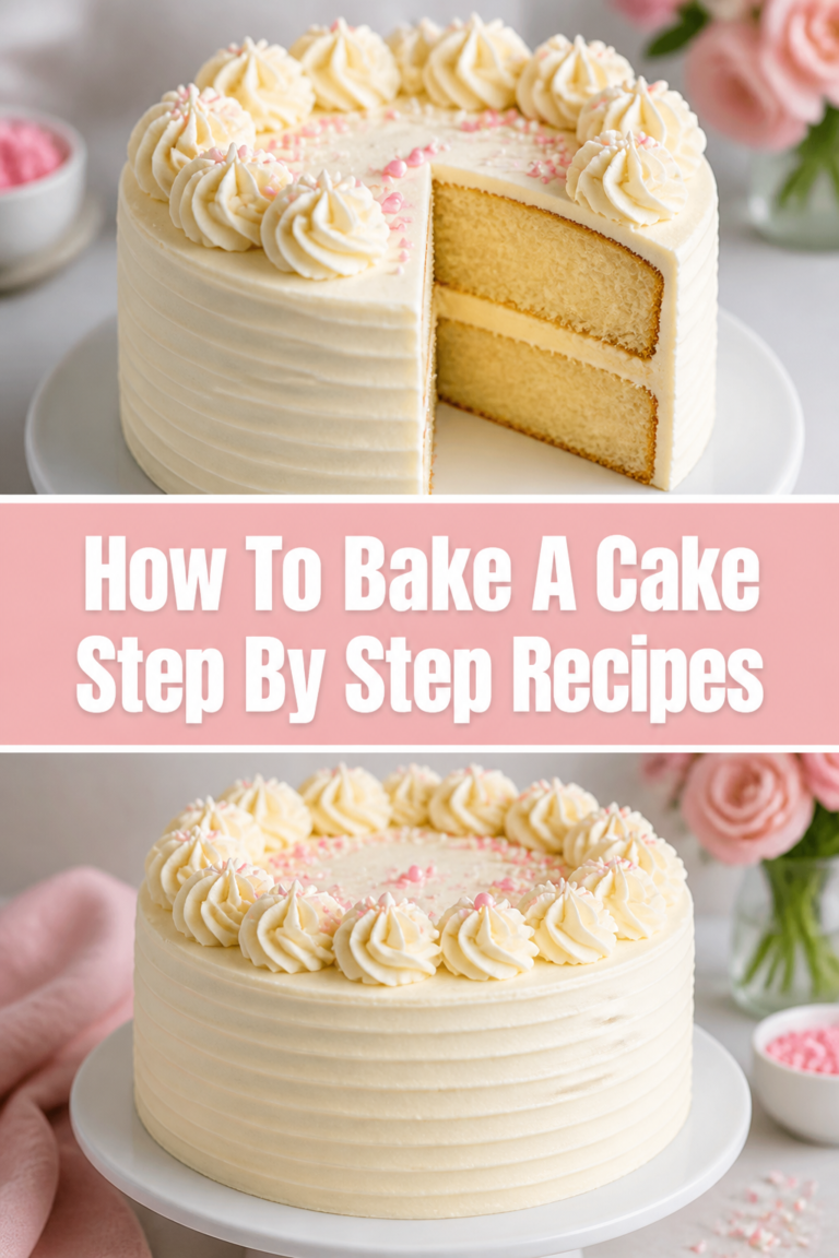 🍰 How To Bake A Cake Step By Step Recipes