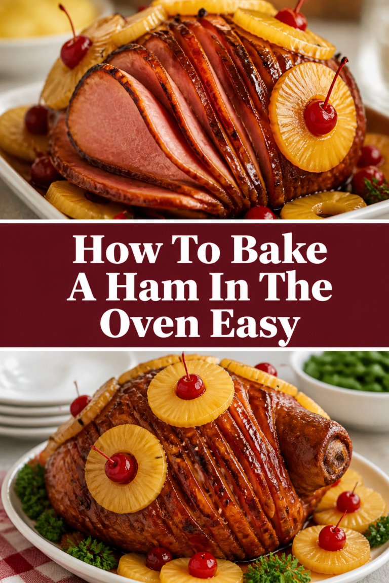 🍖 How To Bake A Ham In The Oven Easy