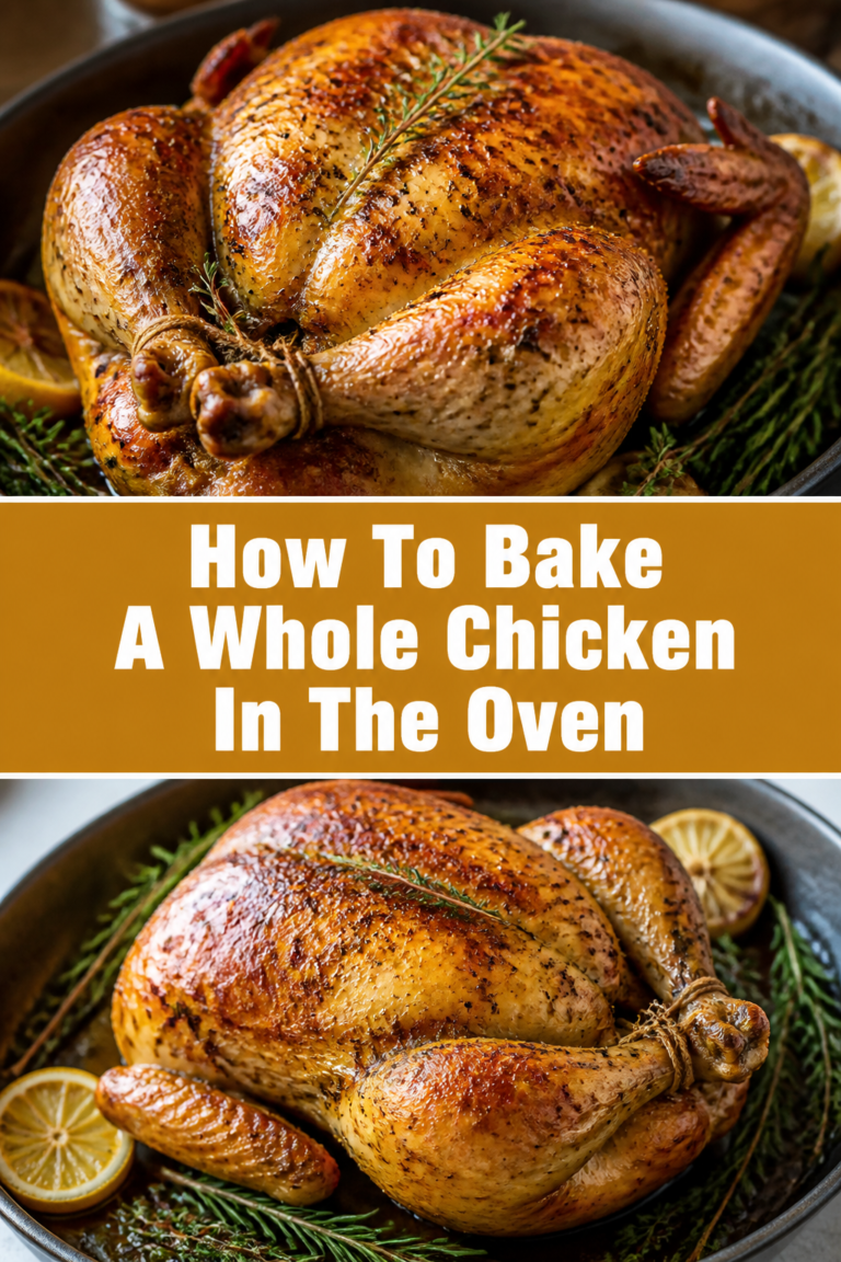 🍗 How To Bake A Whole Chicken In The Oven