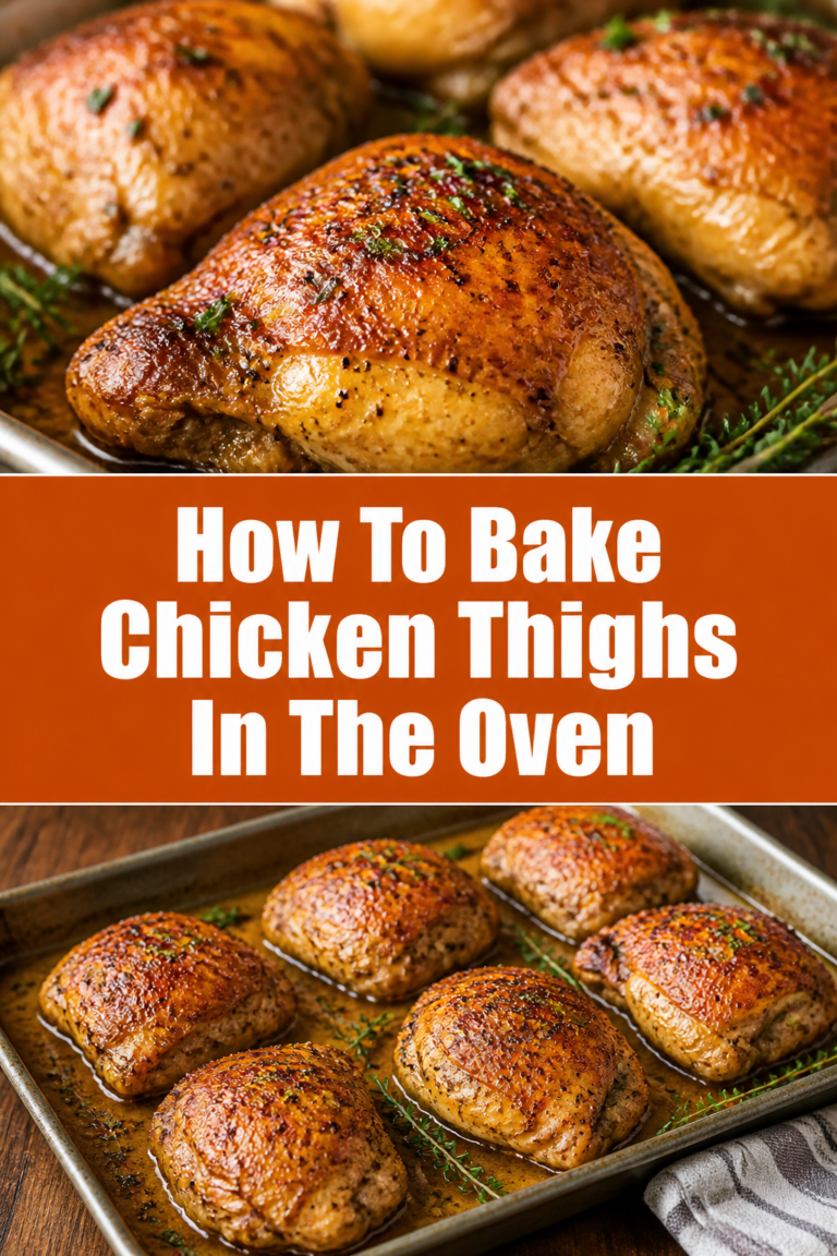 🍗 How To Bake Chicken Thighs In The Oven