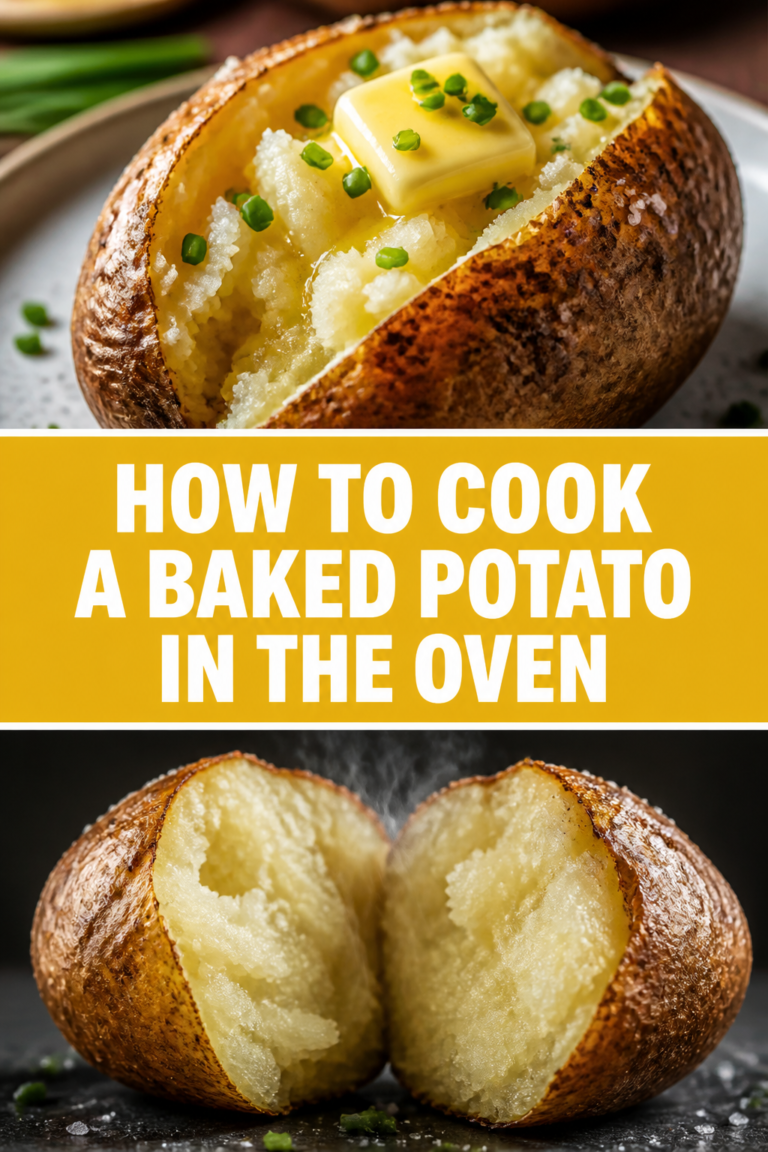 🥔 How To Cook A Baked Potato In The Oven
