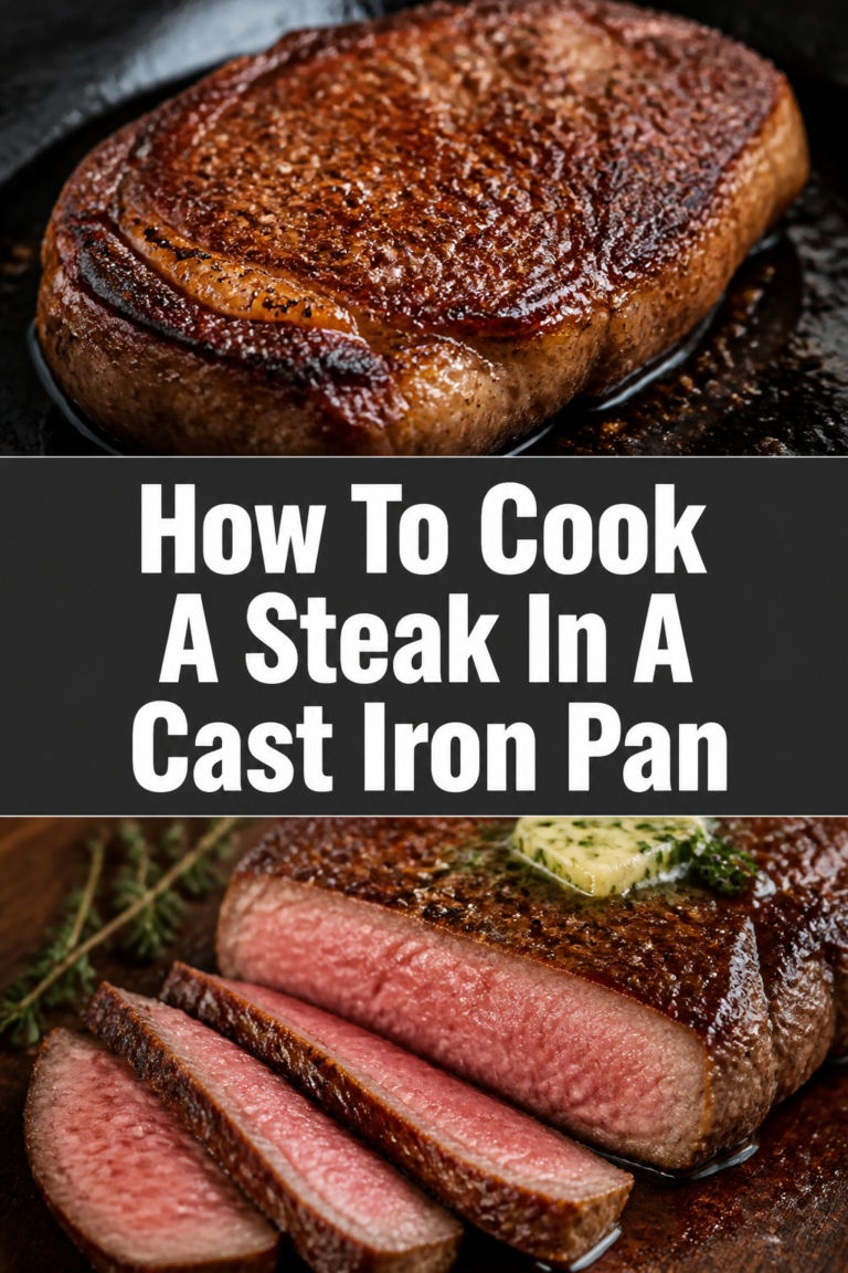 🥩 How To Cook A Steak In A Cast Iron Pan