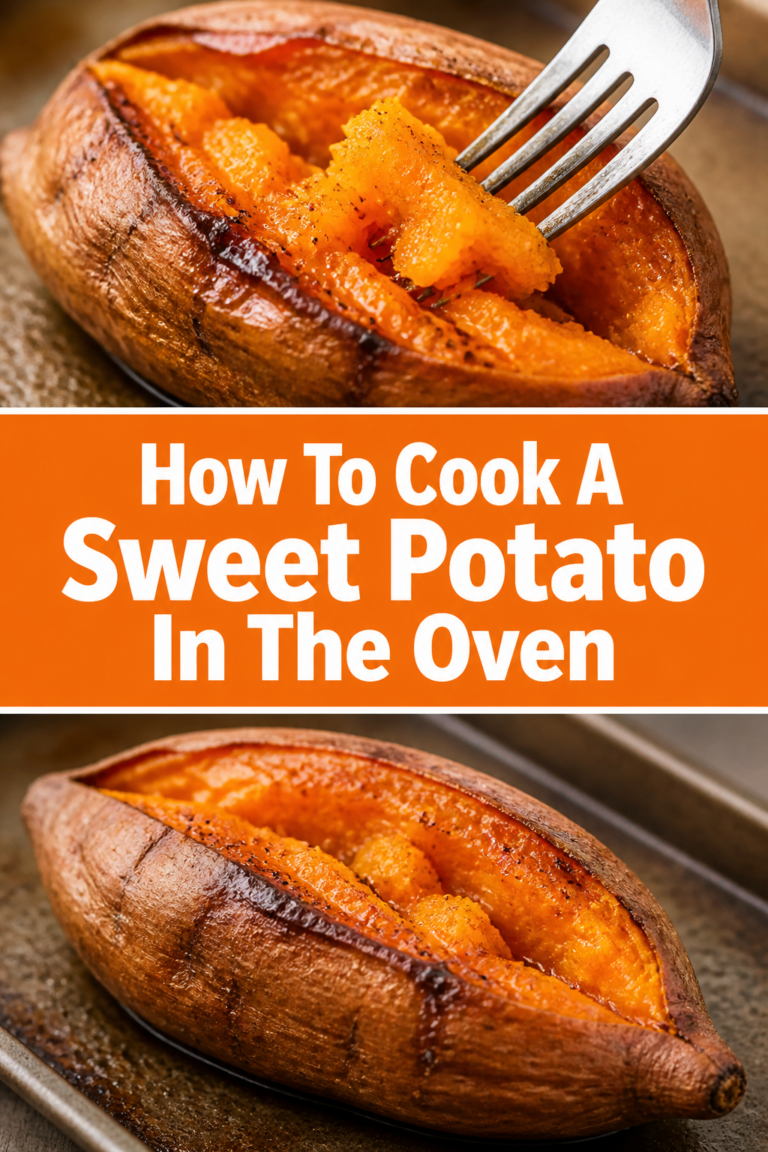 🍠 How To Cook A Sweet Potato In The Oven
