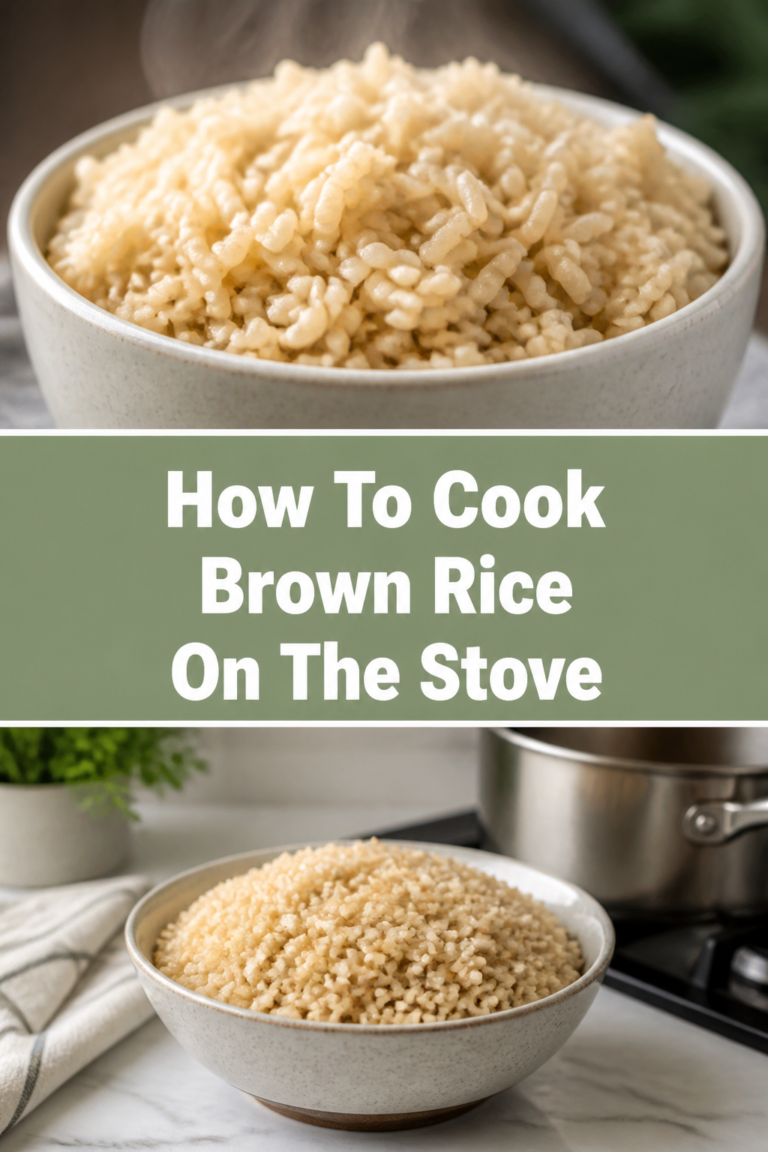 🍚 How To Cook Brown Rice On The Stove