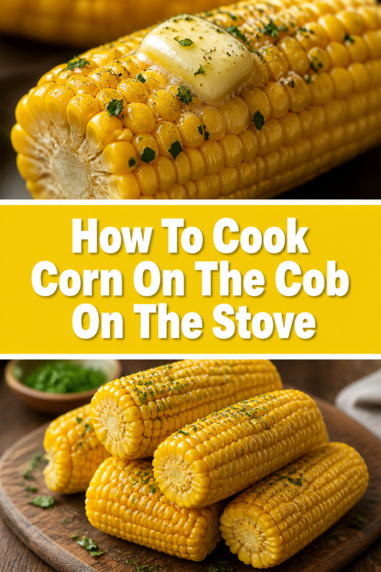 🌽 How To Cook Corn On The Cob On The Stove