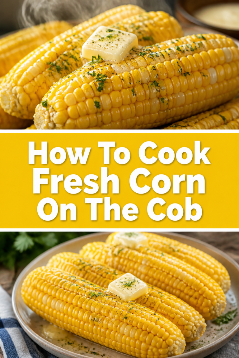 🌽 How To Cook Fresh Corn On The Cob